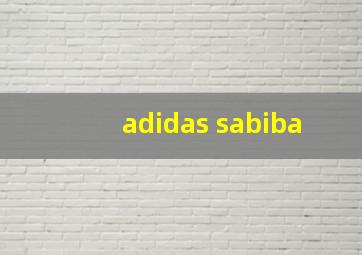 adidas sabiba